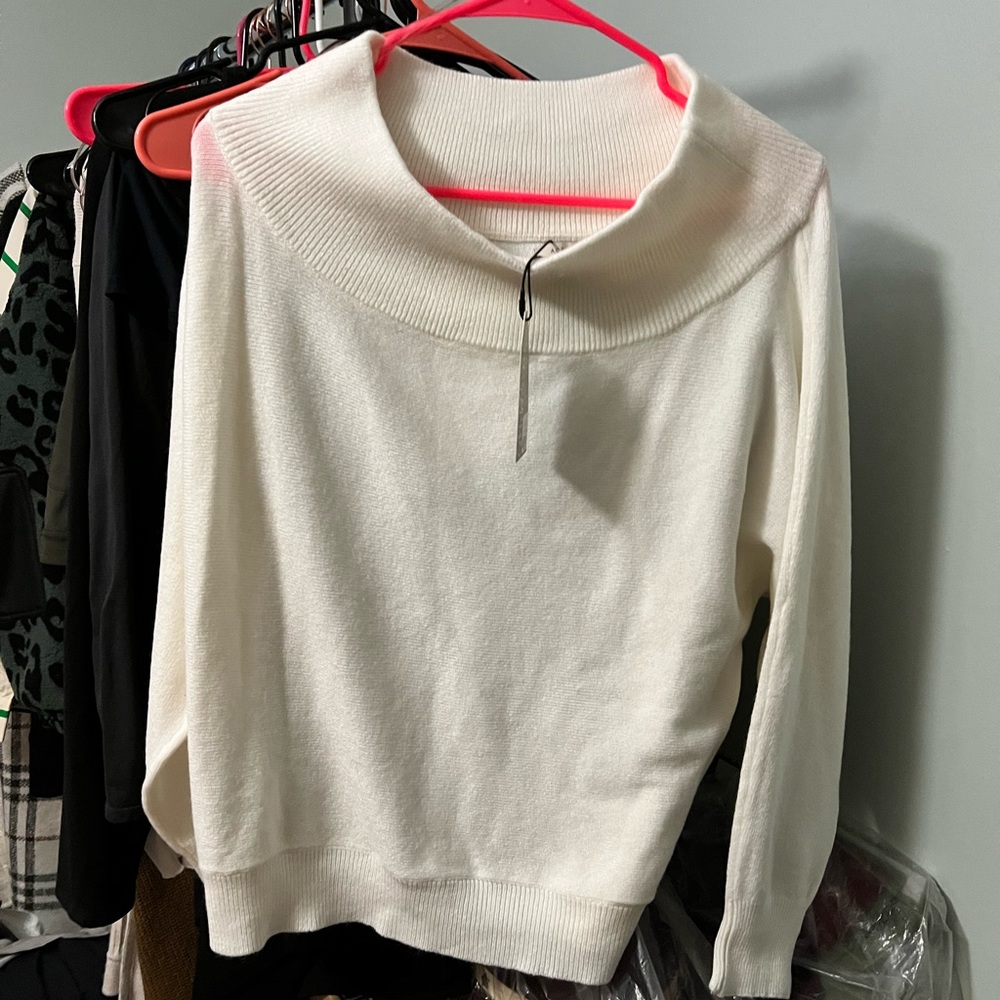Cream sweater